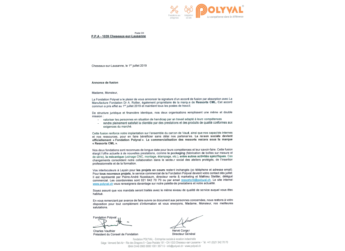 lettre client fusion La Manufacture-Polyval-1.7.19