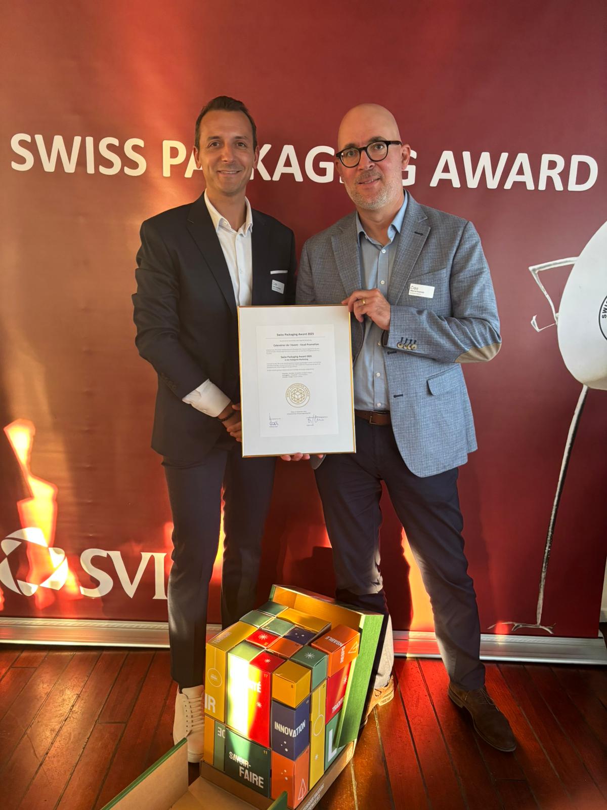 Polyval nominé au Swiss Award Packaging, catégorie Marketing